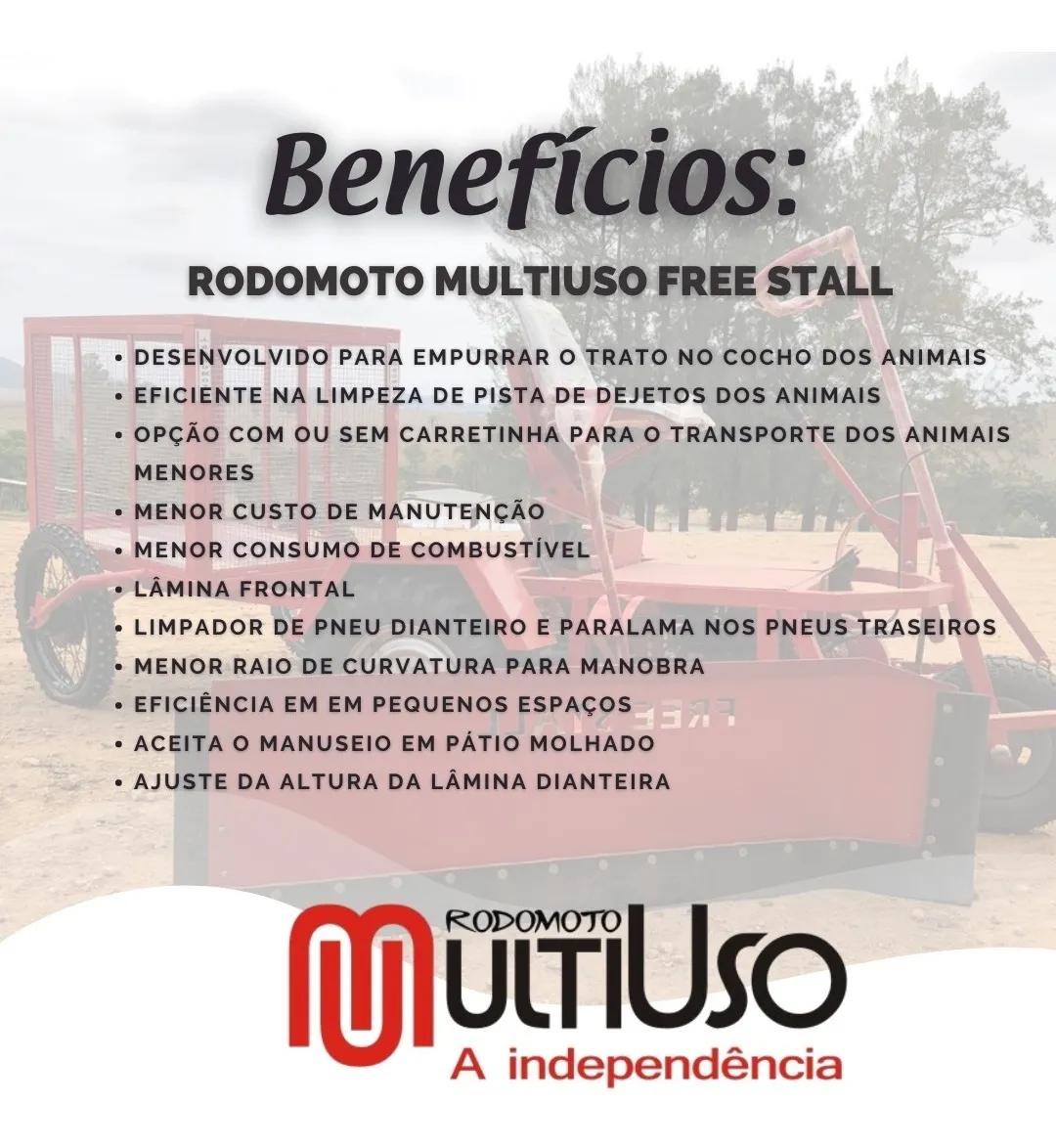 Rodomoto Multiuso Freestall - Imagem 2